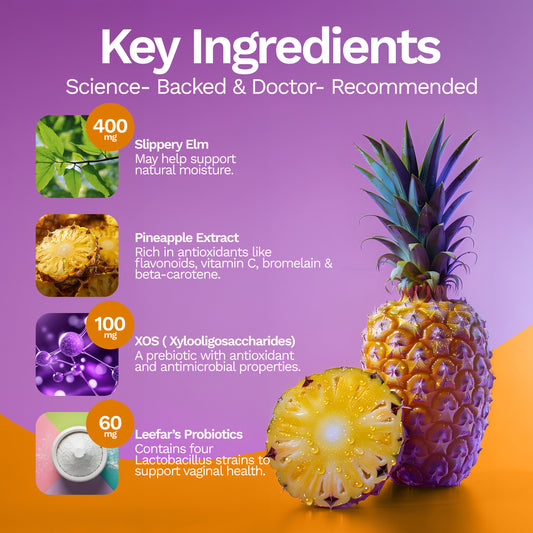 Women’s Probiotic Gummies – Pineapple (60 Gummies)