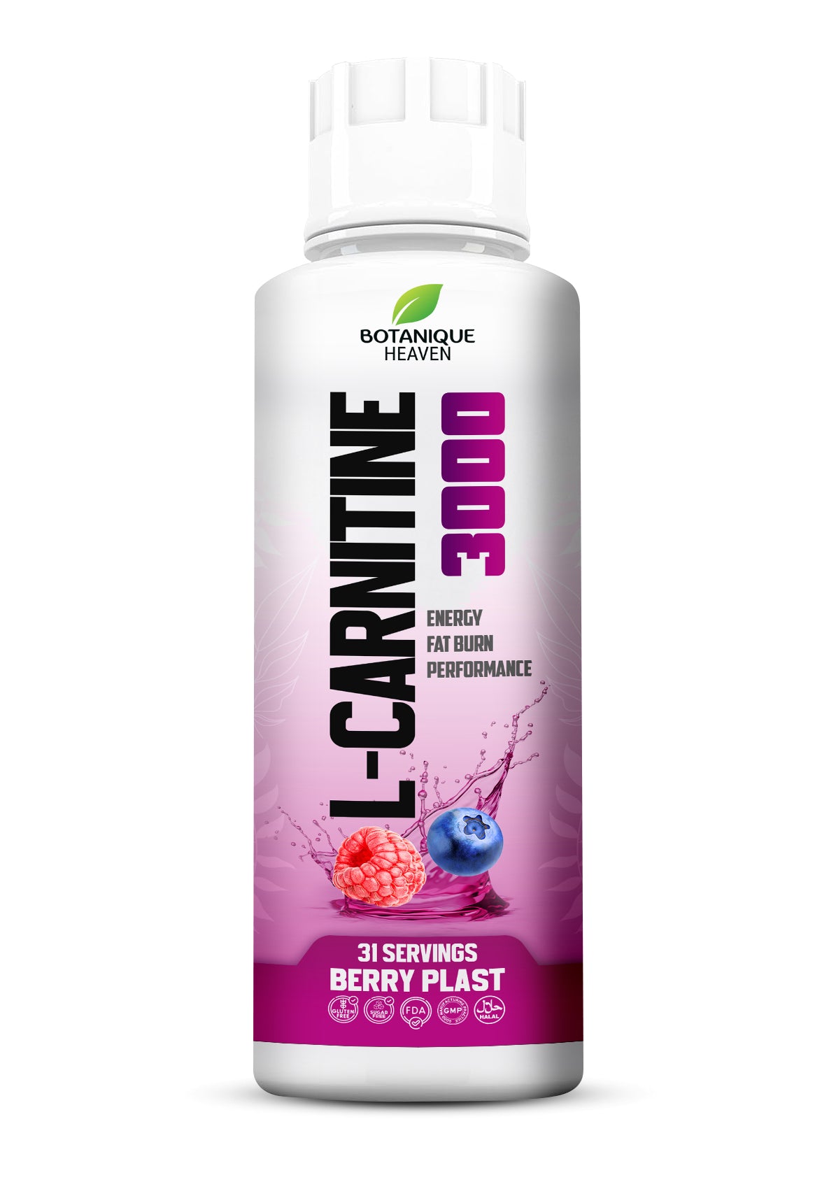 L-Carnitine 3000 Liquid + Vitamins (Berry Blast)
