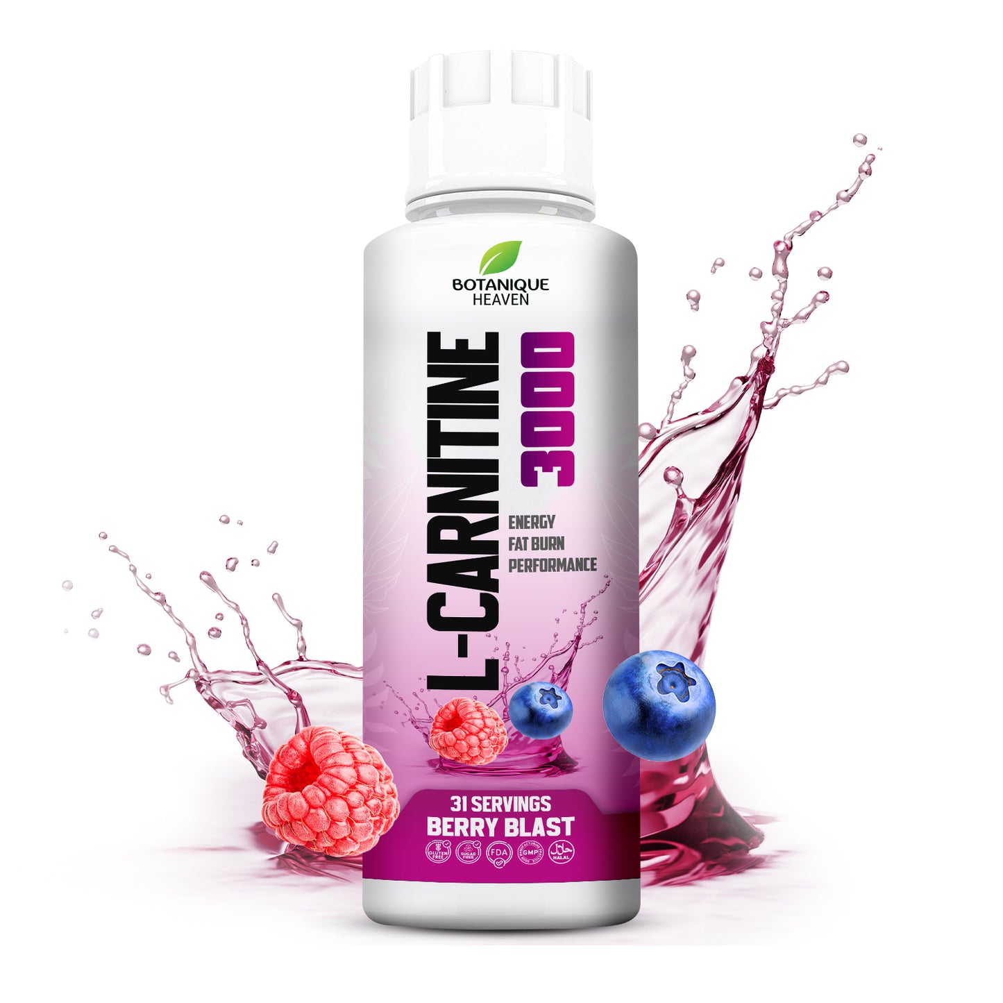 L-Carnitine 3000 Liquid + Vitamins (Berry Blast)