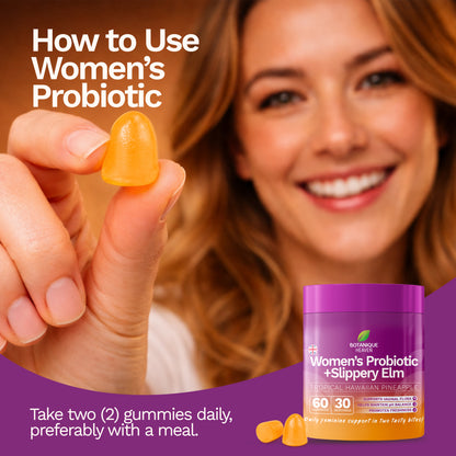 Women’s Probiotic Gummies – Pineapple (60 Gummies)