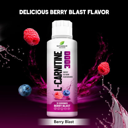 L-Carnitine 3000 Liquid + Vitamins (Berry Blast)