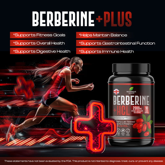 Berberine HCL 2000mg – 90 Vegan Capsules