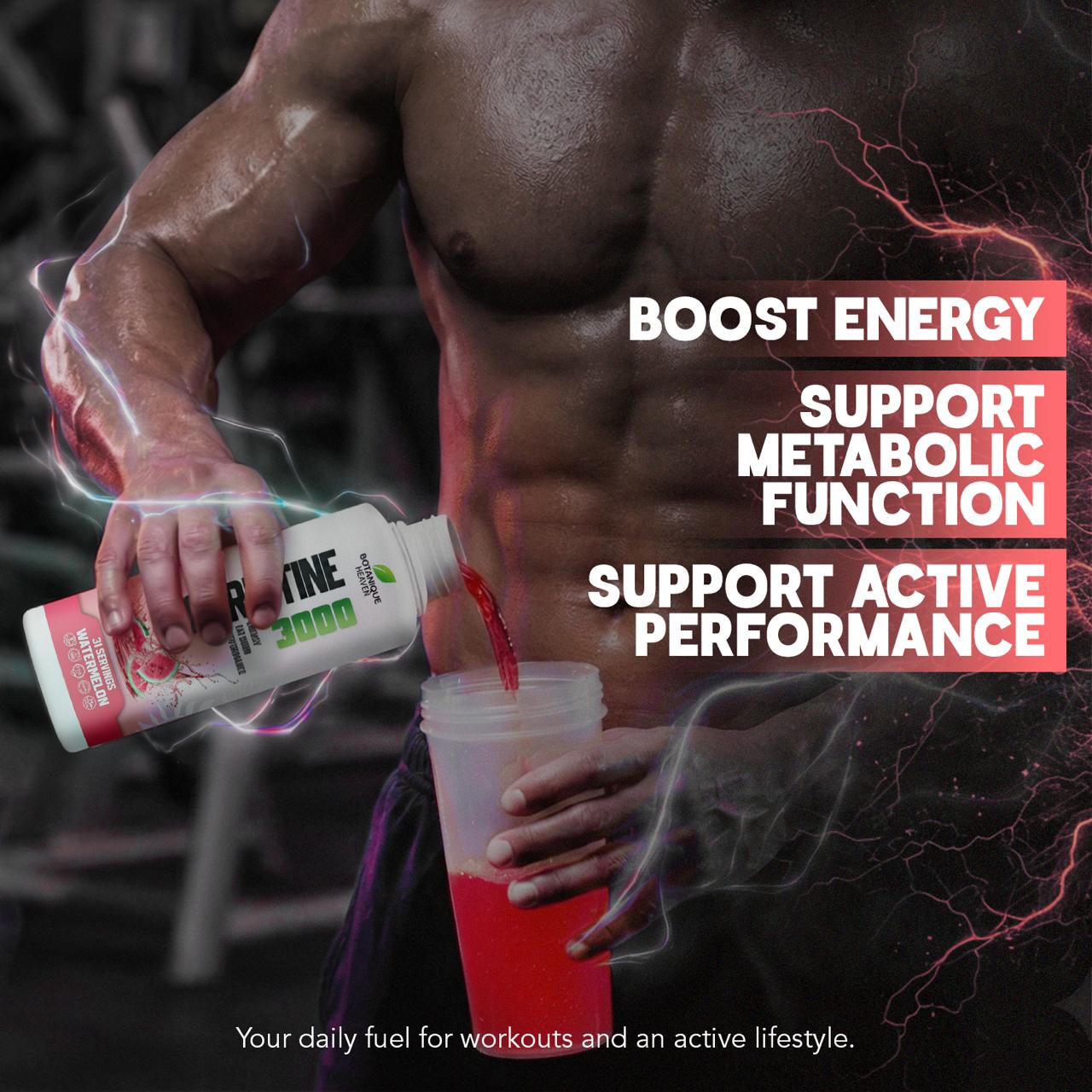 L-Carnitine 3000 Liquid + Vitamins (Watermelon)