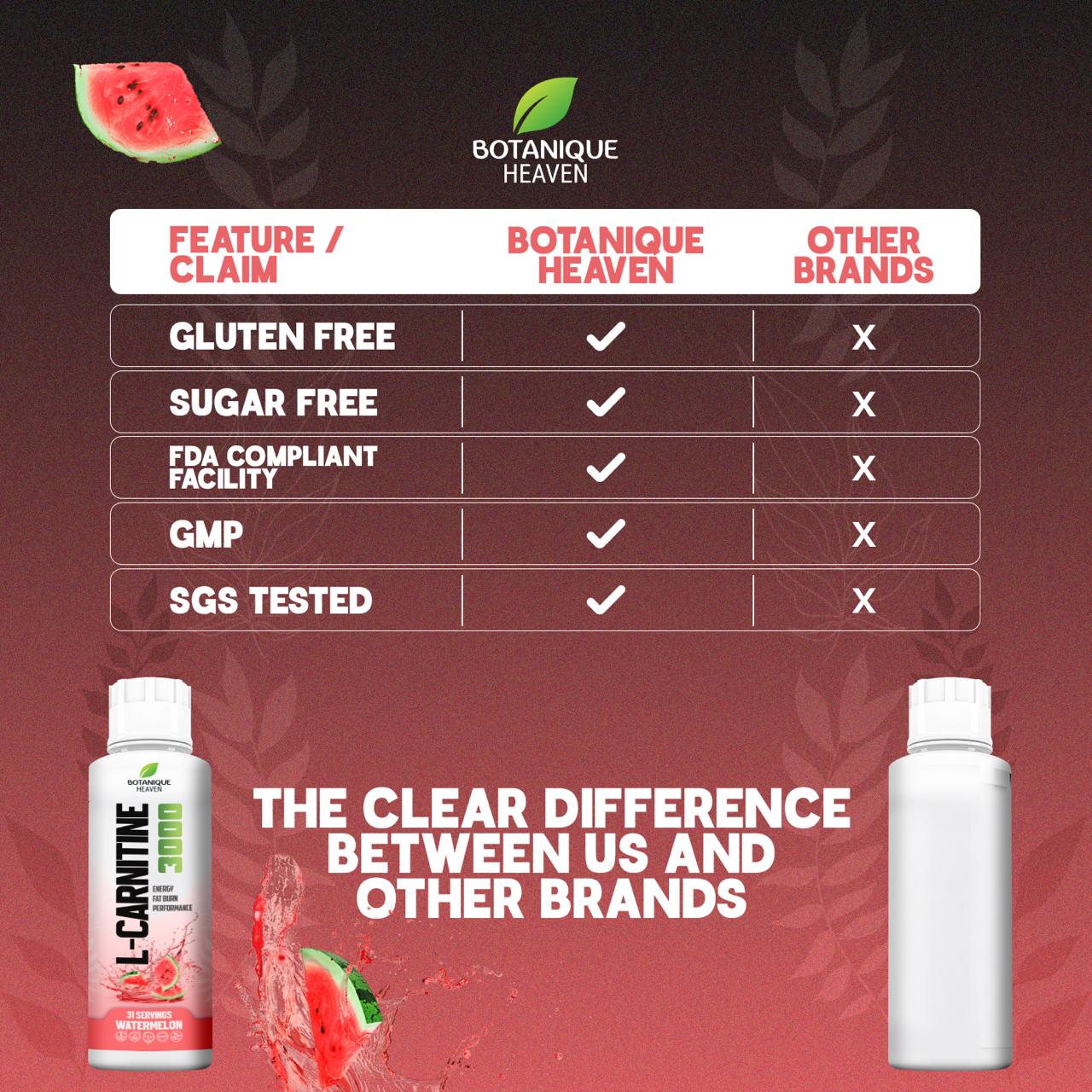 L-Carnitine 3000 Liquid + Vitamins (Watermelon)