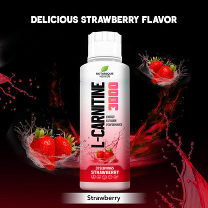L-Carnitine 3000 Liquid + Vitamins (Strawberry)