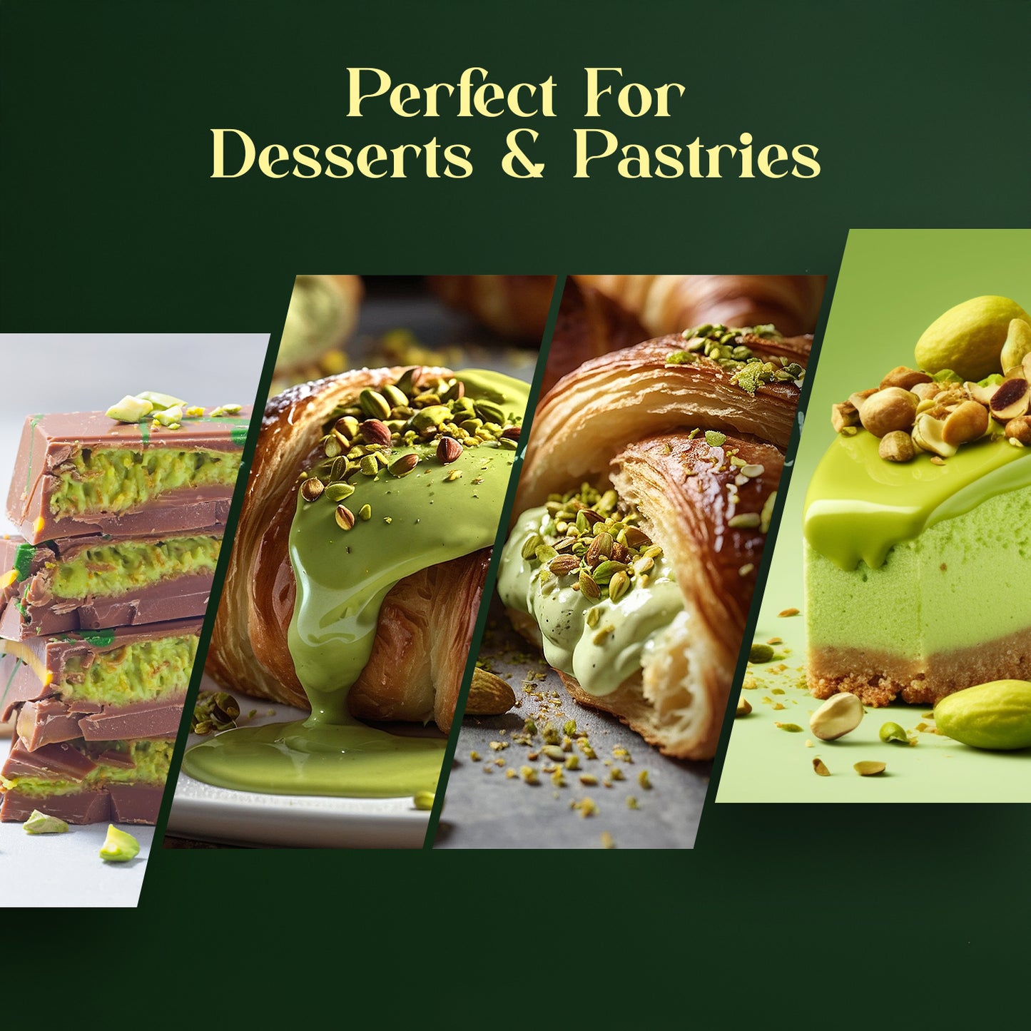 Premium Pistachio Cream – 35% Pistachio (1kg)
